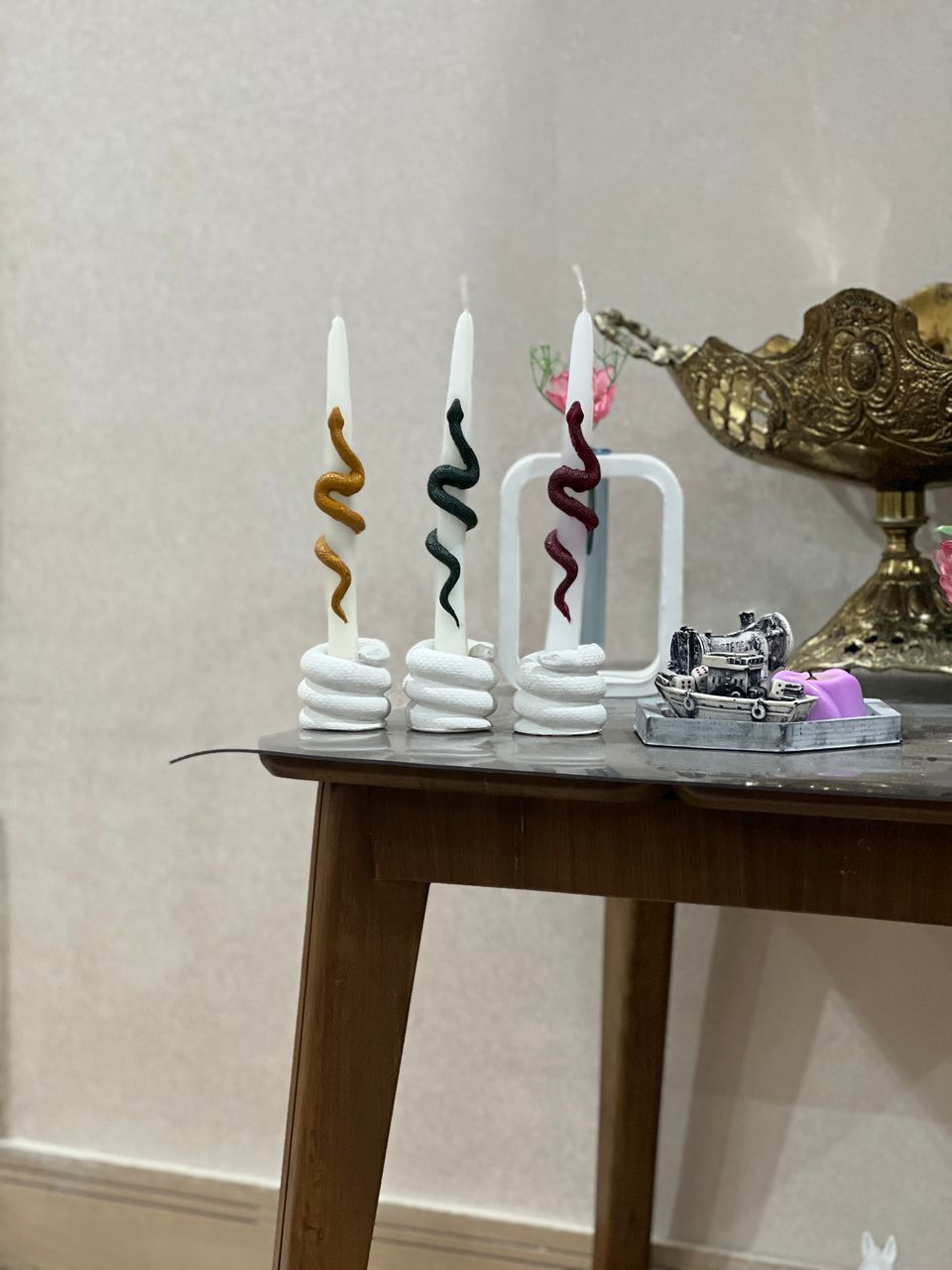 فروش شمع و سنگ مصنوعی